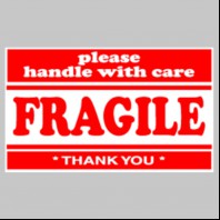 Fragile Please Handle with Care Labels